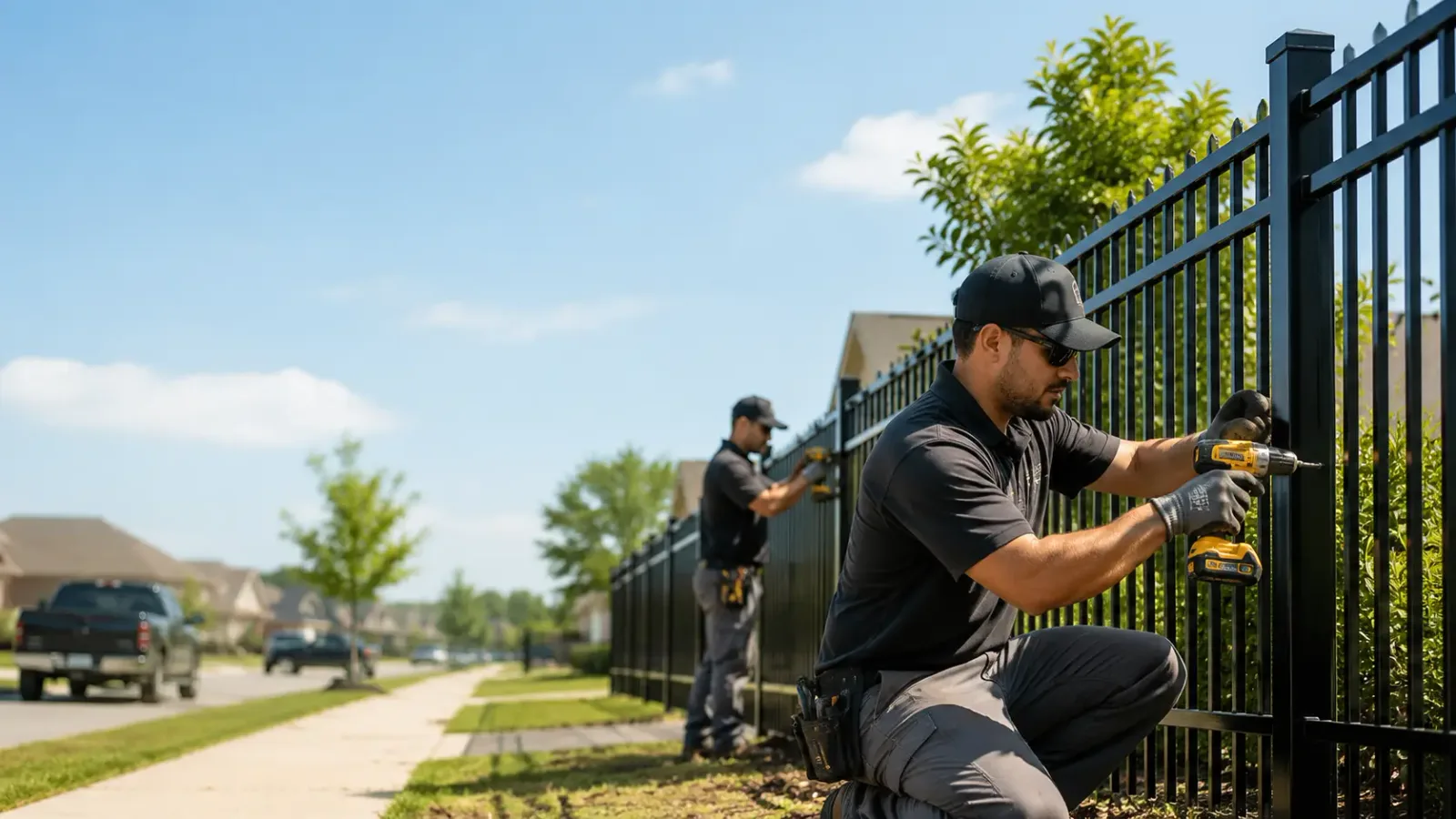Metal Fence Installation in Chesapeake Beach, MD